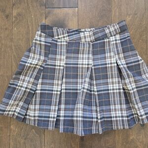 Plaid Pleated Women's Skirt
